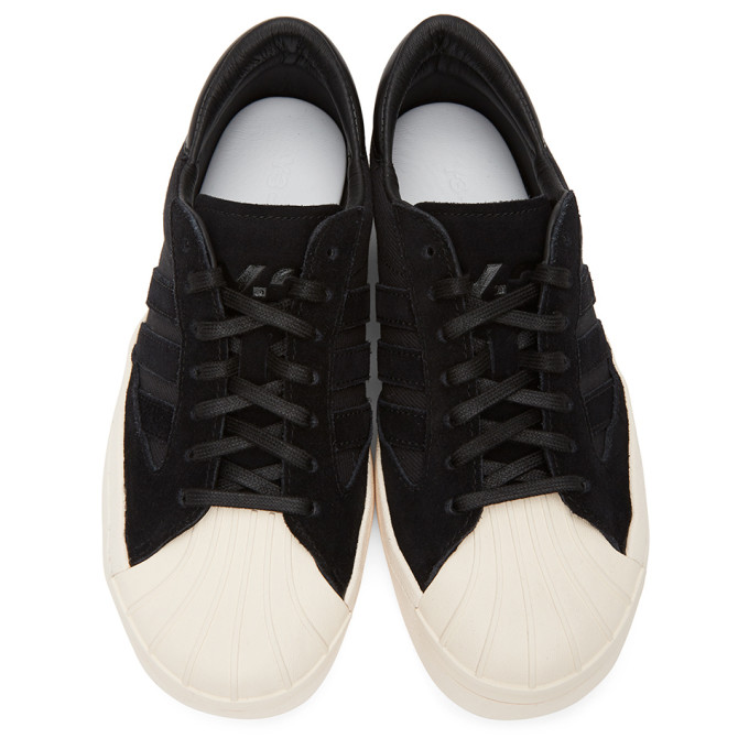Y-3 Y-3 BLACK SUEDE YOHJI STAR SNEAKERS