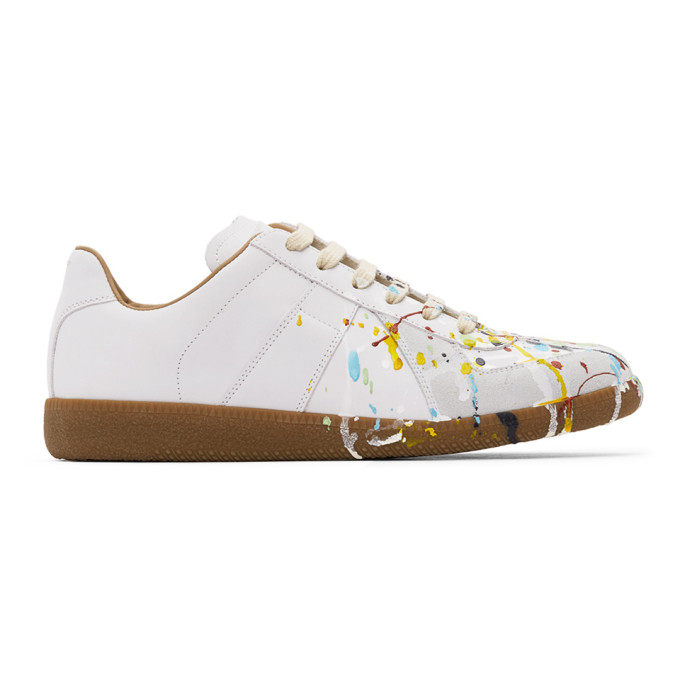 margiela painted shoes