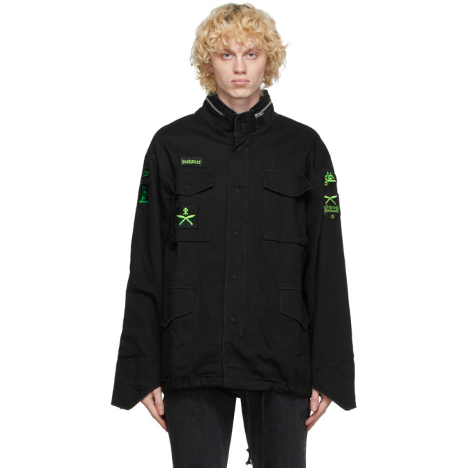 Click to view more detailed imagery on our partner's website Sankuanz Black Military Jacket