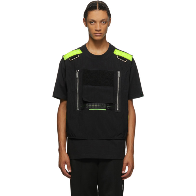 Click to view more detailed imagery on our partner's website Sankuanz Black Vest T-shirt