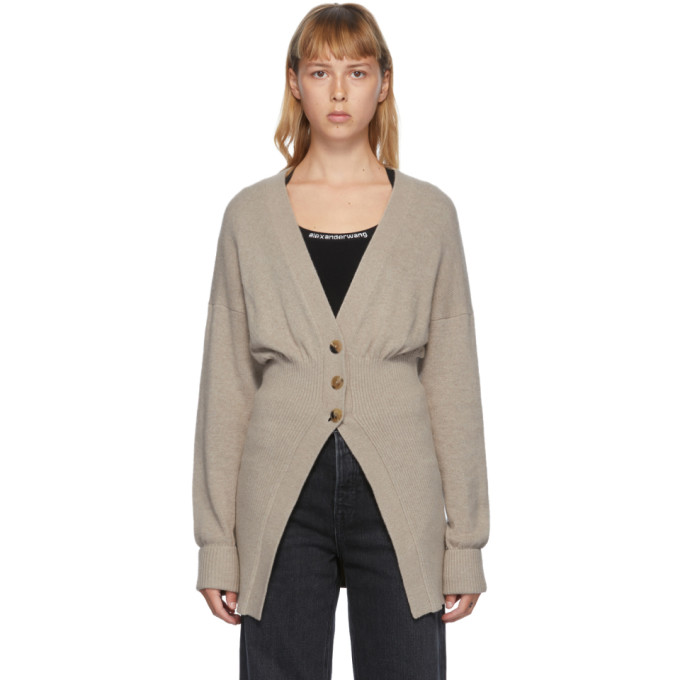 Alexander Wang Smoked waist cardigan