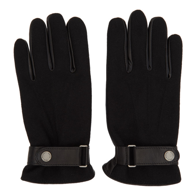 POLO RALPH LAUREN POLO RALPH LAUREN BLACK HYBRID TOUCH GLOVES