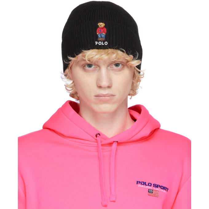 Polo Ralph Lauren Black Sweater Bear 