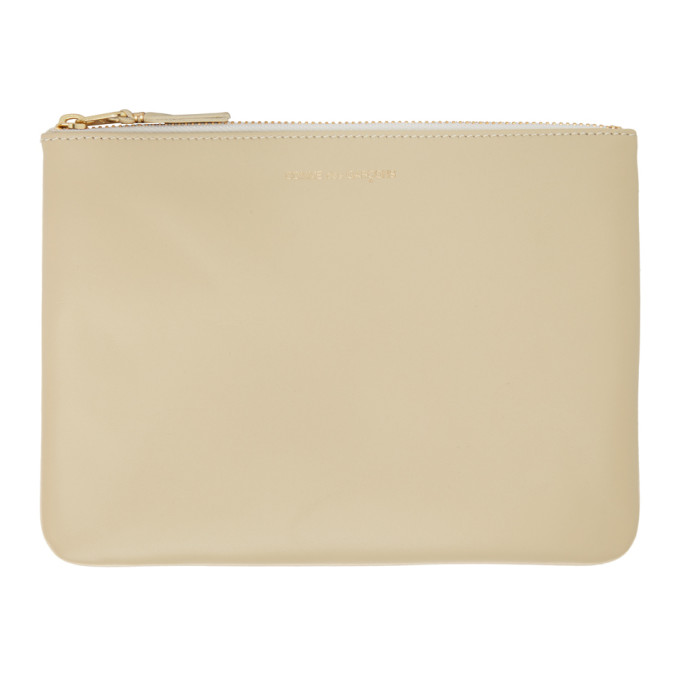Click to view more detailed imagery on our partner's website Comme Des Garçons Comme Des Garcons Wallets Off-white Large Line Zip Pouch