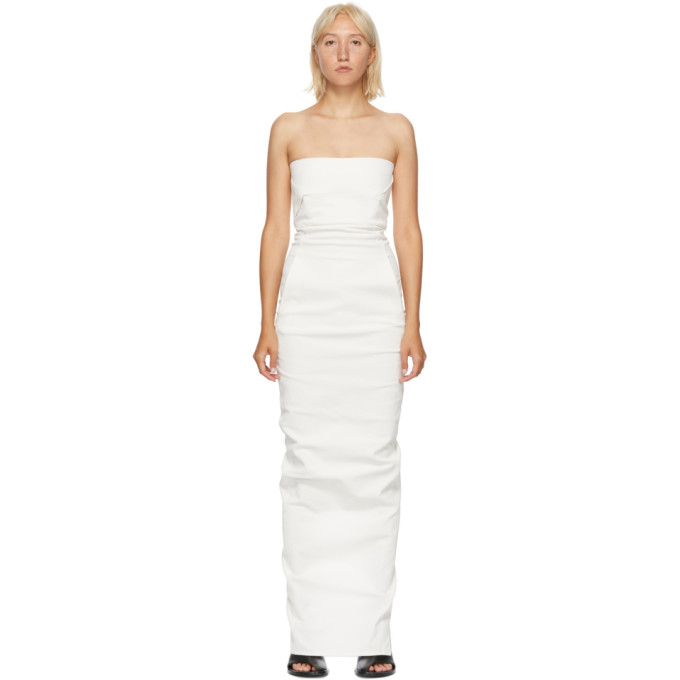 rick owens white dress