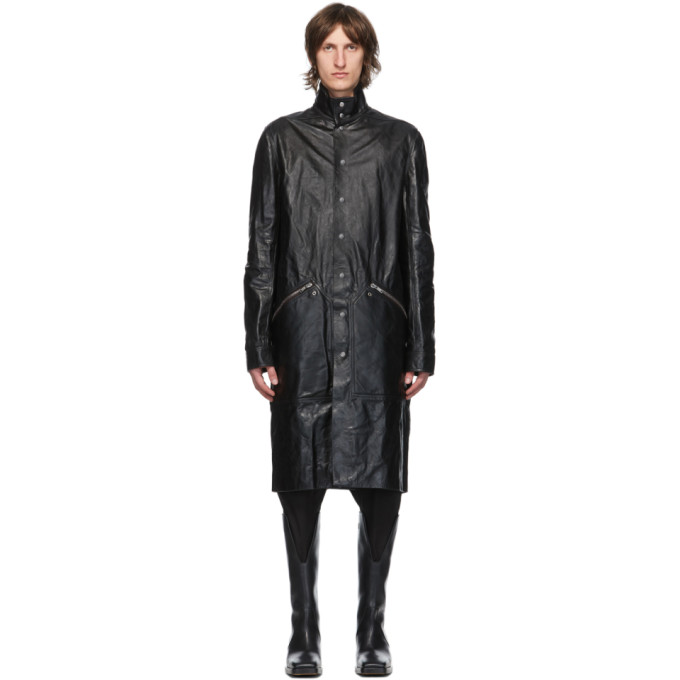 Rick Owens Rick Owens Black Creatch Pealab Jacket
