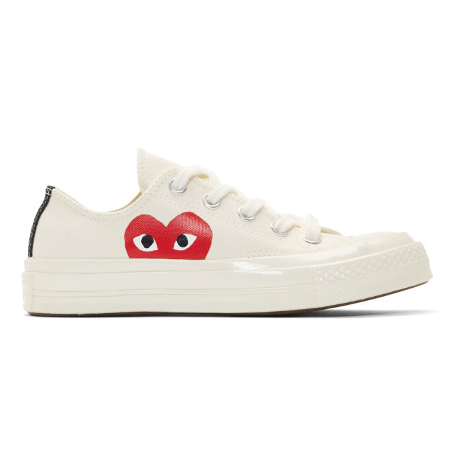 off white converse heart