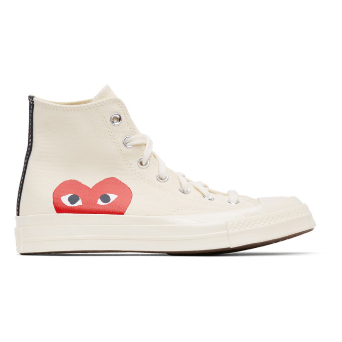 cdg converse off white