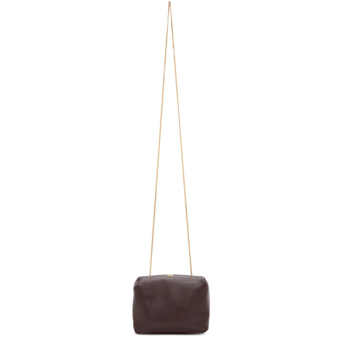 Jil Sander Burgundy Mini Goji Bag