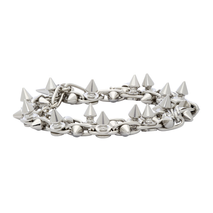 JUNYA WATANABE JUNYA WATANABE SILVER STUD WRAP BRACELET