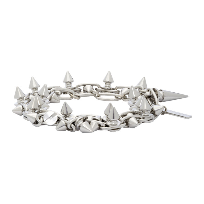 JUNYA WATANABE JUNYA WATANABE SILVER STUD WRAP BRACELET
