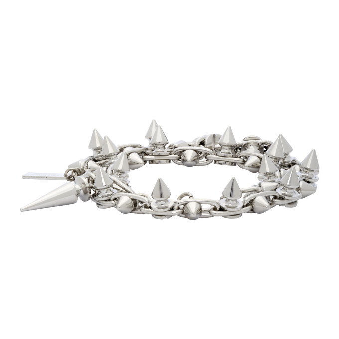 JUNYA WATANABE JUNYA WATANABE SILVER STUD WRAP BRACELET