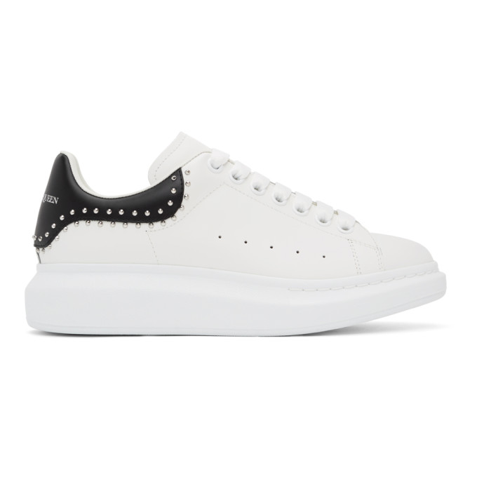 alexander mcqueen studded leather sneakers