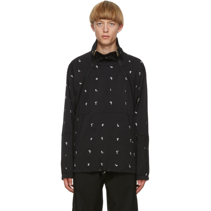 Paul Smith Paul Smith Black Numbers Print Jacket