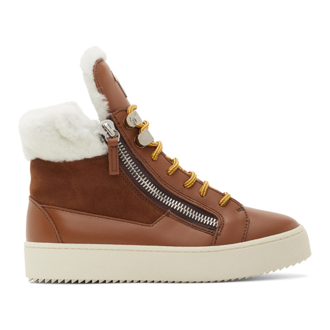 Giuseppe Zanotti Brown Briel May London Sneakers