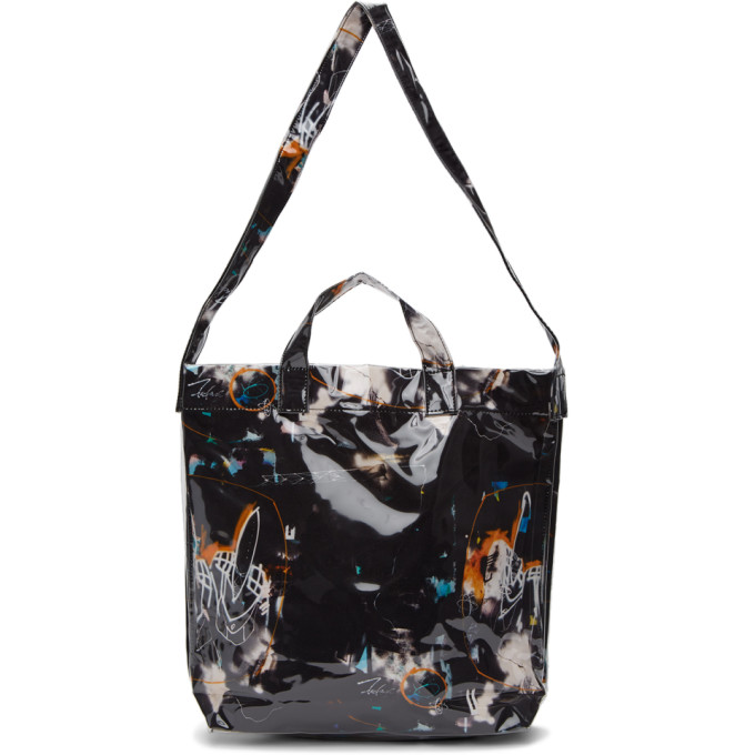 COMME DES GARÇONS SHIRT COMME DES GARCONS SHIRT BLACK SMALL FUTURA EDITION TOTE