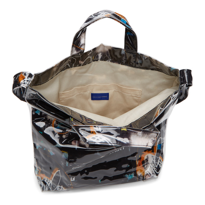 COMME DES GARÇONS SHIRT COMME DES GARCONS SHIRT BLACK SMALL FUTURA EDITION TOTE