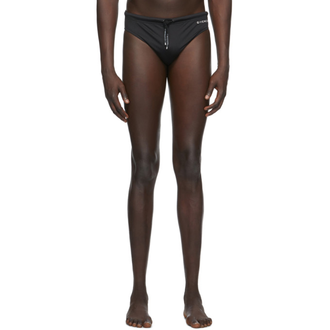 Givenchy Black Logo Swim Briefs