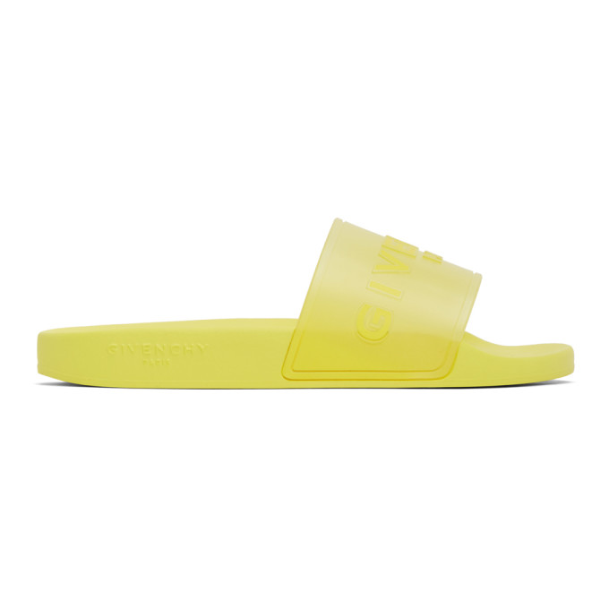 givenchy slides yellow