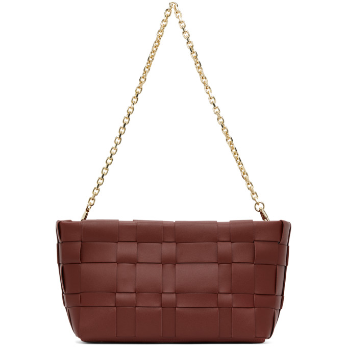 31 Phillip Lim Burgundy Odita Lattice Pouch 202283F04508001