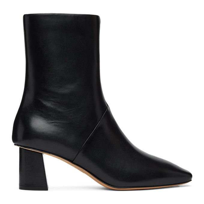 31 Phillip Lim Black Leather Tess Boots 202283F11310307