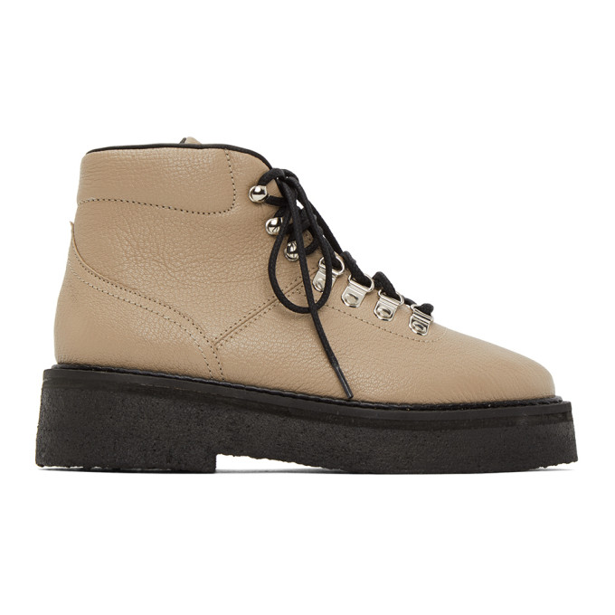 BY FAR Khaki Leo Boots