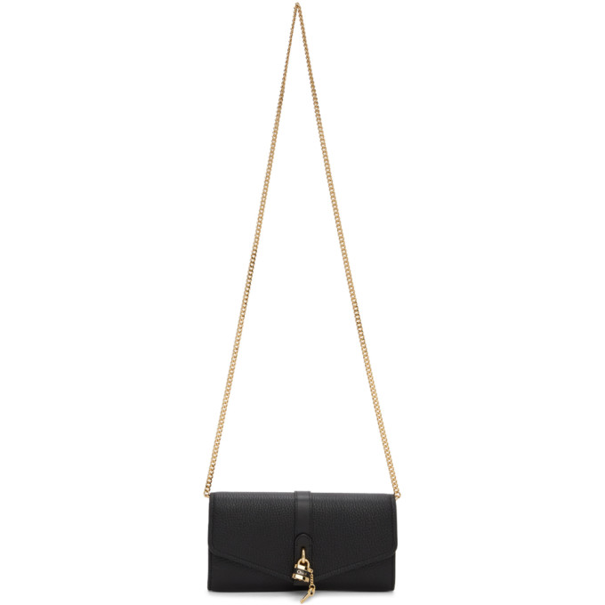 Chloe Black Long Aby Wallet Bag