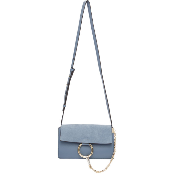 Chloe Blue Small Faye Bag