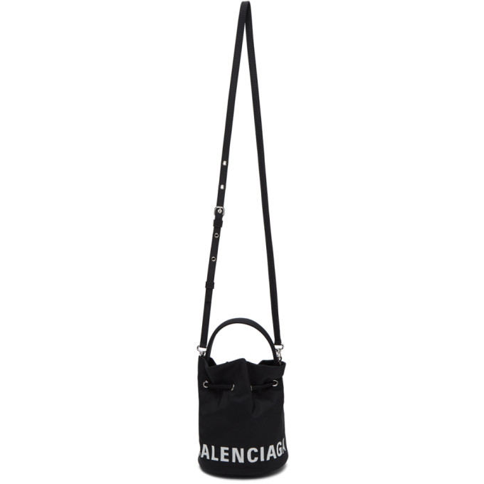 balenciaga canvas bucket bag