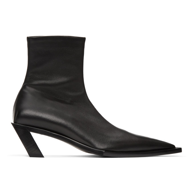 Balenciaga Black Tiaga Zip-Up Boots