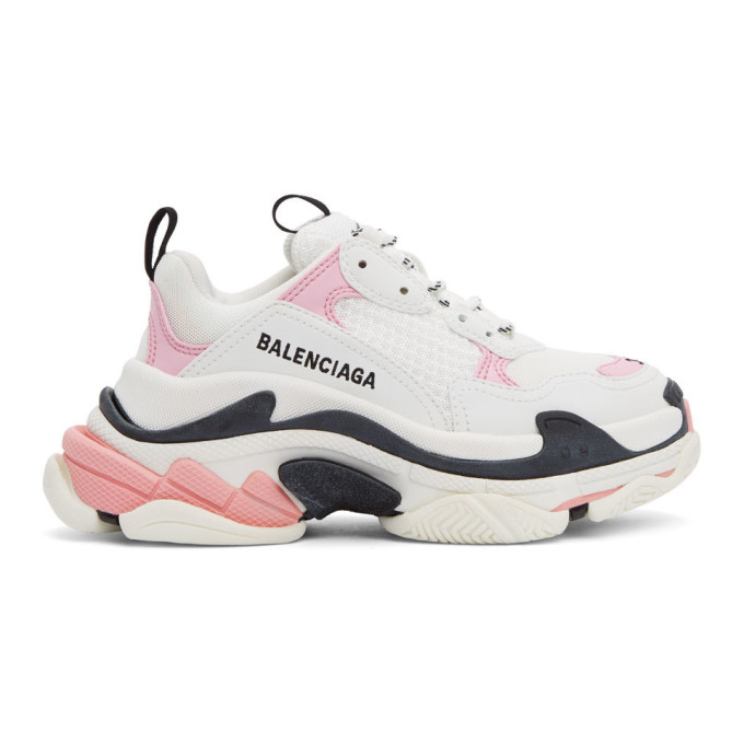 Balenciaga Triple S White/pink 