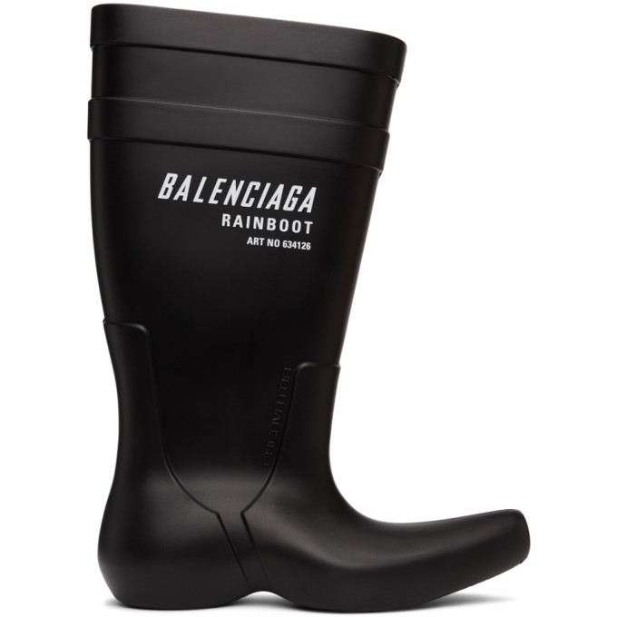 Balenciaga Black Excavator Boots