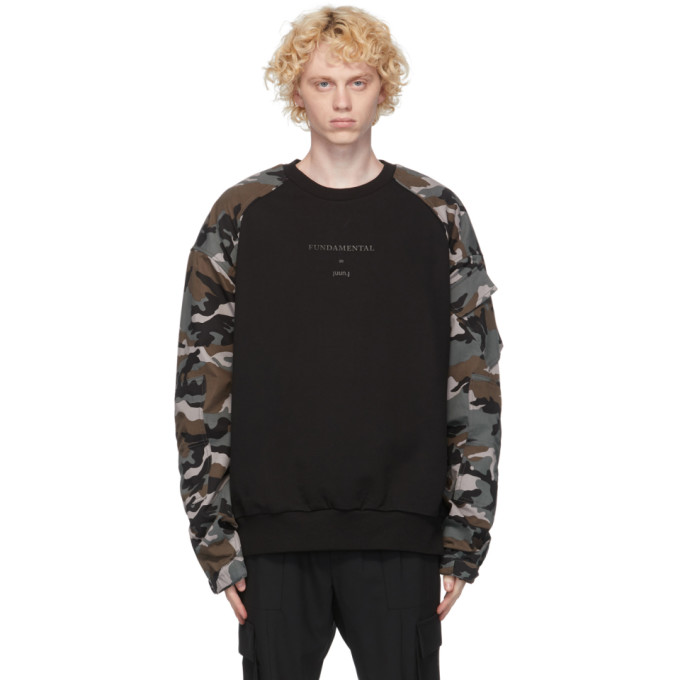 camo print sweatshirt