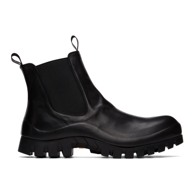 Officine Creative Black Cleantrek 1 Chelsea Boots