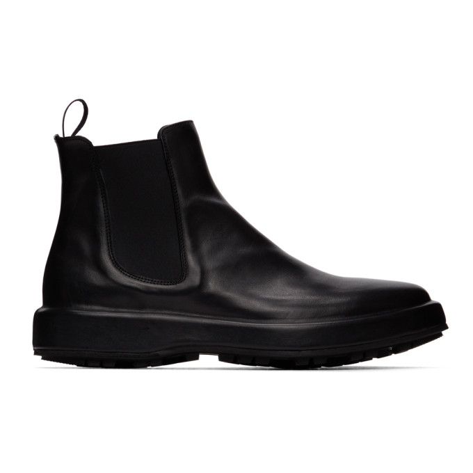 Officine Creative Black Unica 2 Chelsea Boots