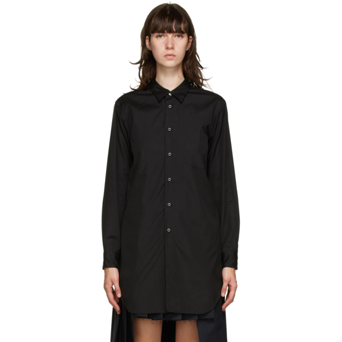 Click to view more detailed imagery on our partner's website Comme Des Garçons Homme Deux Comme Des Garcons Homme Plus Black Double Panel Shirt Dress In 1 Black