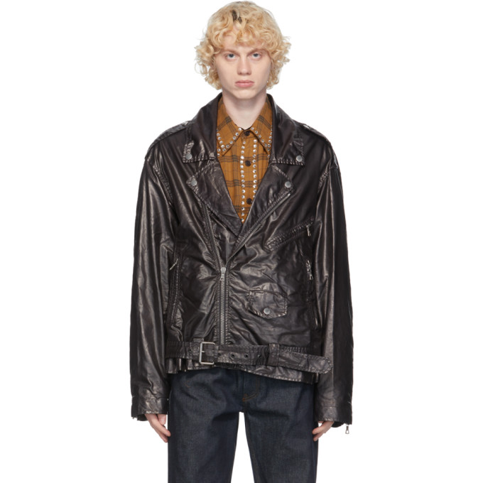 Dries Van Noten Dries Van Noten Black Coated Jacket