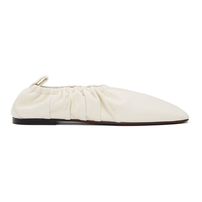 NEOUS Off-White Phinia Ballerina Flats