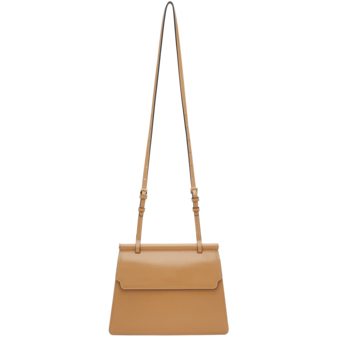 MARGE SHERWOOD MARGE SHERWOOD TAN MEDIUM ACCO SHOULDER BAG