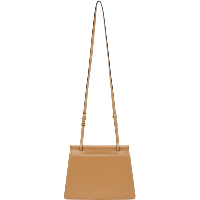 MARGE SHERWOOD MARGE SHERWOOD TAN MEDIUM ACCO SHOULDER BAG