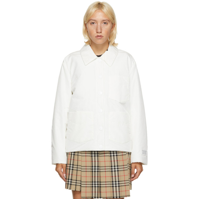 Burberry Burberry White Devizes Jacket