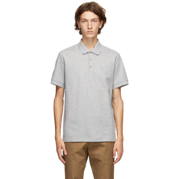 Burberry Grey Eddie Polo