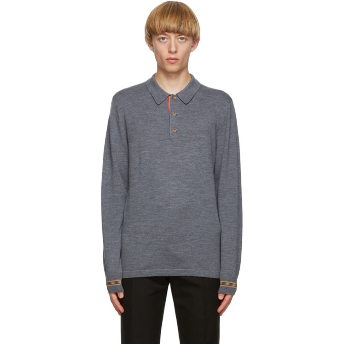 burberry long sleeve polo