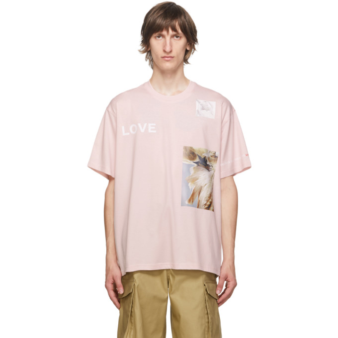 Burberry Pink Love Statues T-Shirt