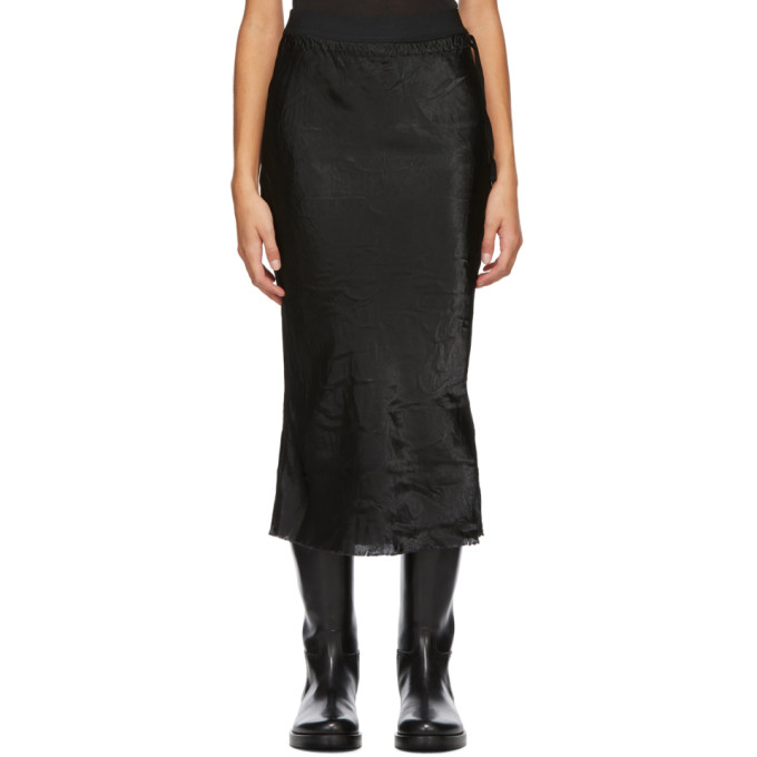 mid length satin skirts on sale