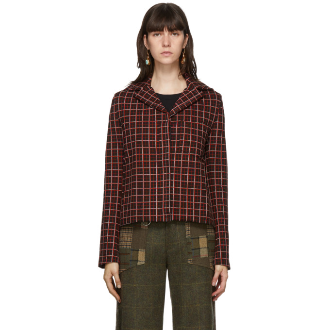 Marni Marni Multicolor Plaid Jacket