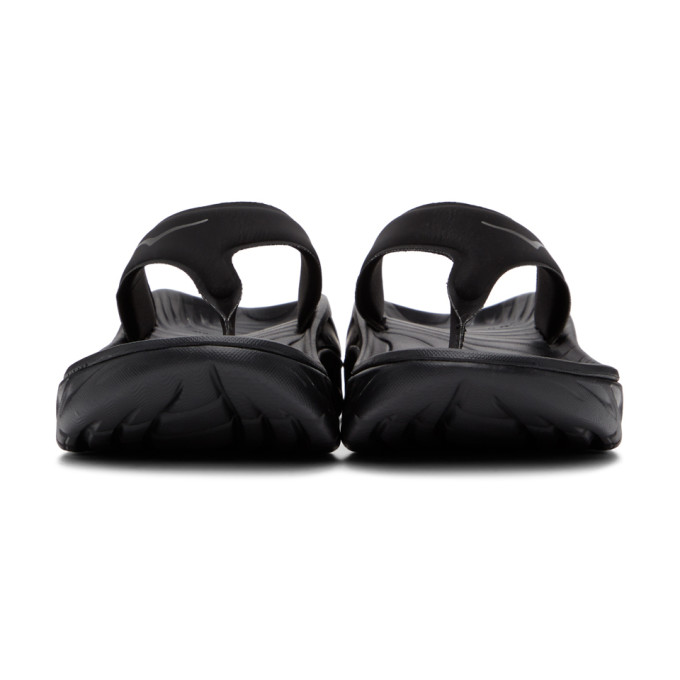 HOKA ONE ONE HOKA ONE ONE BLACK ORA RECOVERY FLAT SANDALS