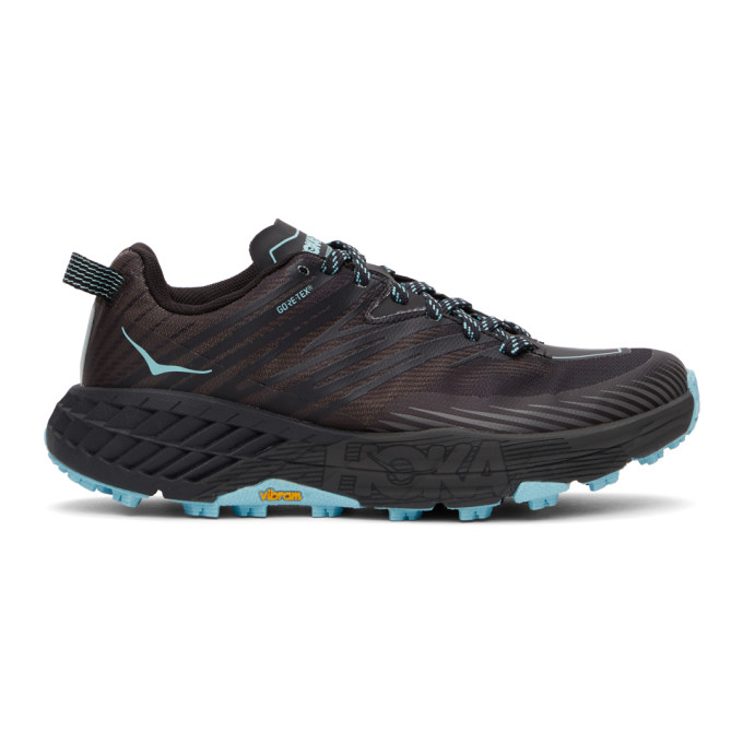 Click to view more detailed imagery on our partner's website Hoka One One Black Speedgoat 4 Gtx Sneakers