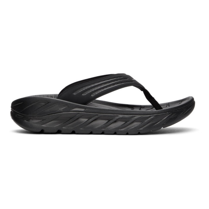 HOKA Ora Recovery Flip-Flops 2 für Herren in Schwarz Größe 42 2/3 - 1099675-BDGGR