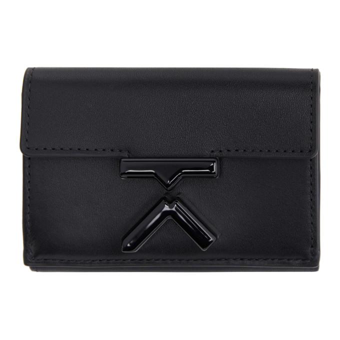 KENZO KENZO BLACK MINI K TRIFOLD WALLET